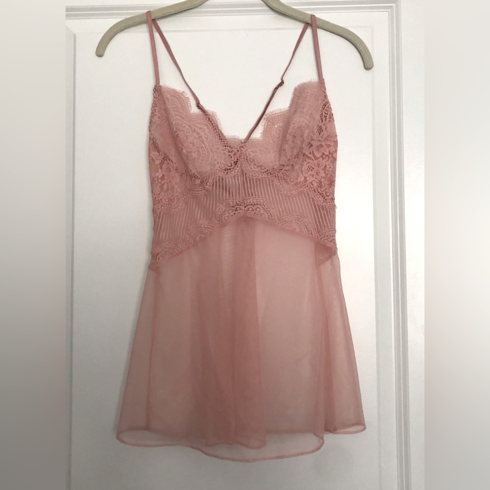 Victoria’s Secret Women’s Baby Doll Nightgown in Ballerina Pink-XS